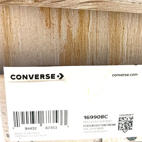 Converse X Bandulu Leather Mid Honey Boot Suede Women's Size 8 169908C - Picture 8 of 9